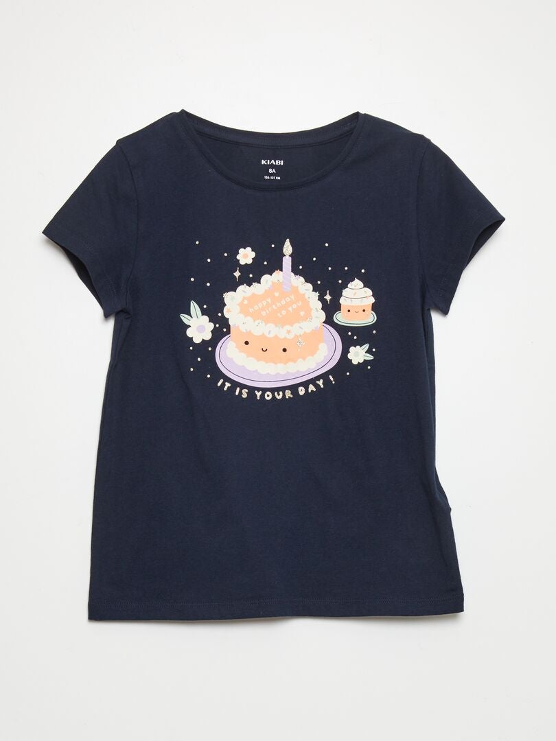 Camiseta de cumpleaños - AZUL