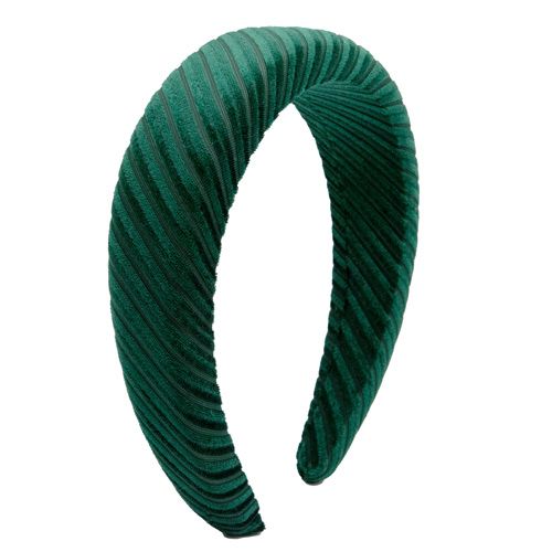 Čelenka Oh My Hair Padded so zeleným reliéfom Žehličky na vlasy a príslušenstvo