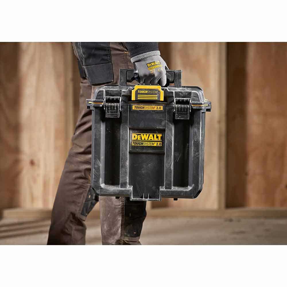 DEWALT TOUGHSYSTEM 2.0 Verktøykasse i halv bredde DWST08035-1