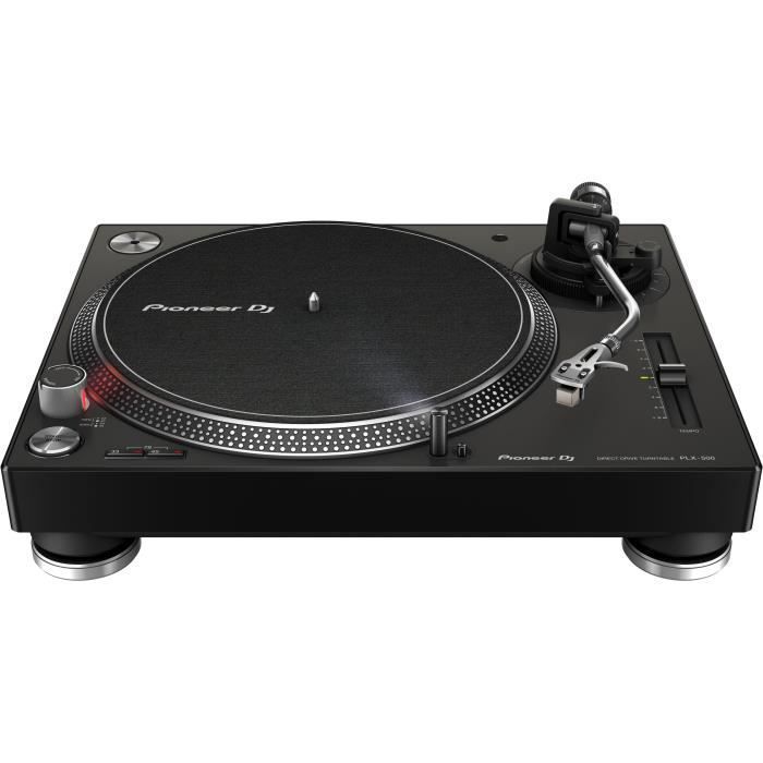 Platine Vinyle - PIONEER DJ - PLX-500-K - Son analogique - 1 sortie USB - Noir