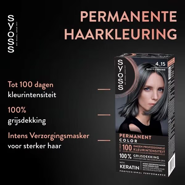 Syoss barva za lase Metallic Shine 4-15 Dusty Chrome