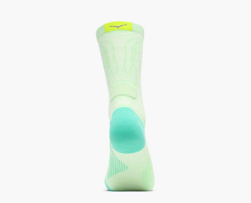 HOKA Clifton Crew Run Strumpa Mint Fluorit