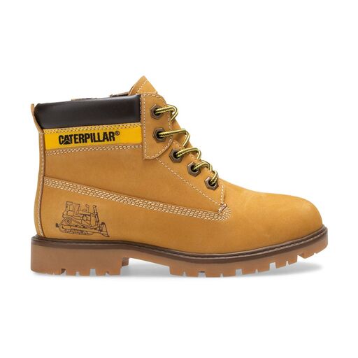  Bunte Raupen-Kinderstiefel aus Leder