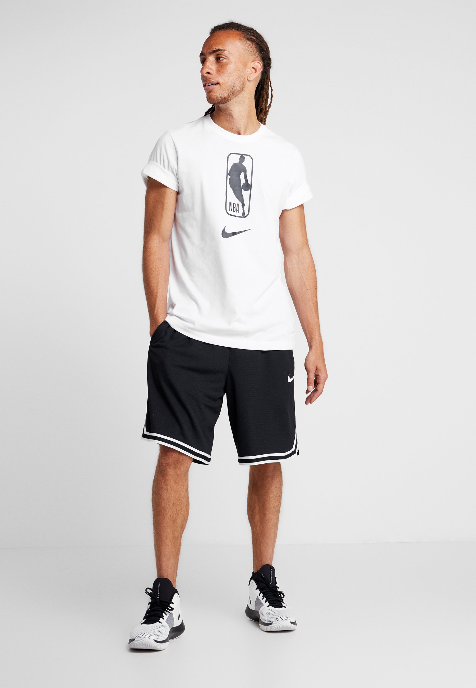 Nike Performance NBA DRY TEE - T-shirt met print - wit