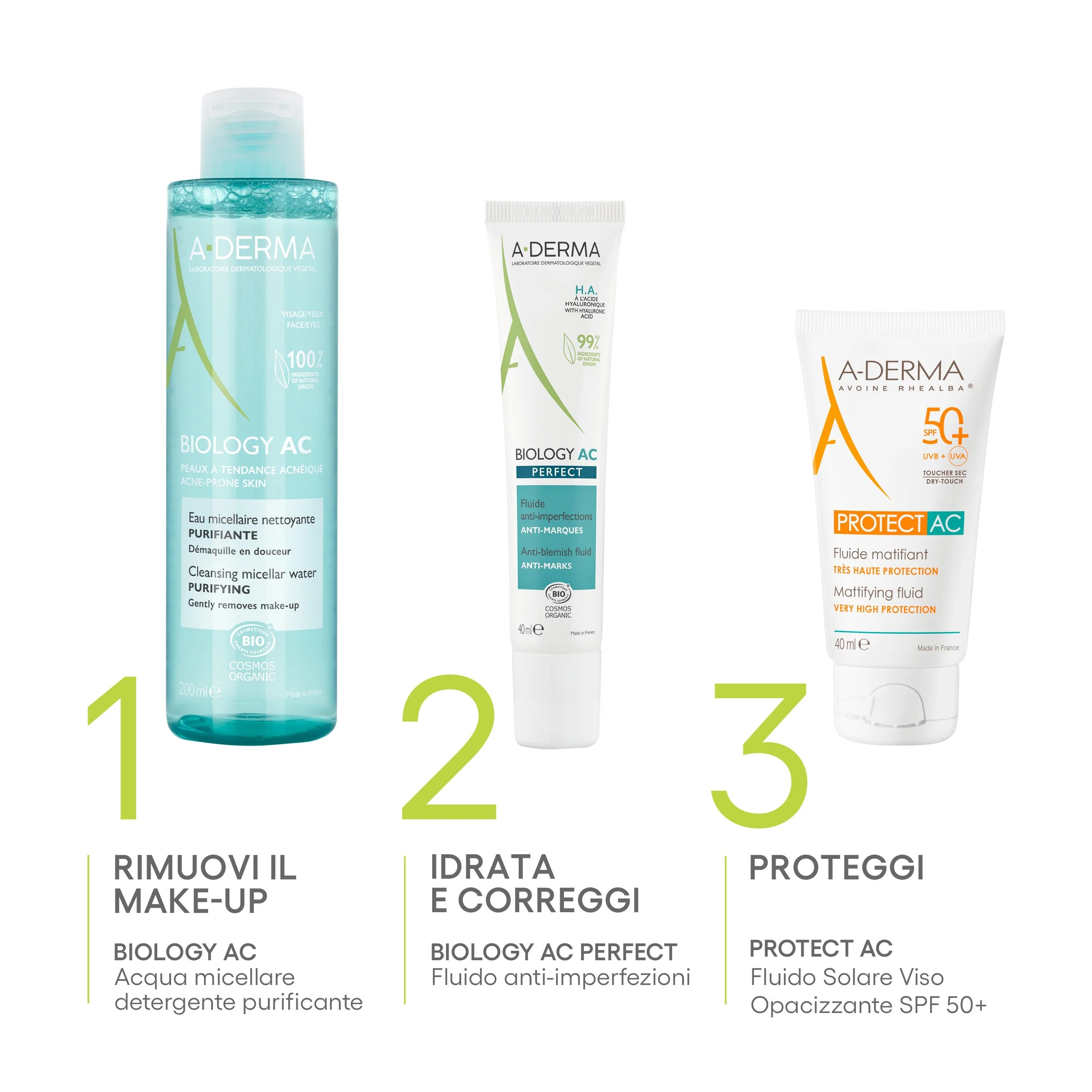 Biology AC PERFECT Fluido Anti-Imperfezioni - Fluido viso antimperfezioni, Fluido viso primi segni