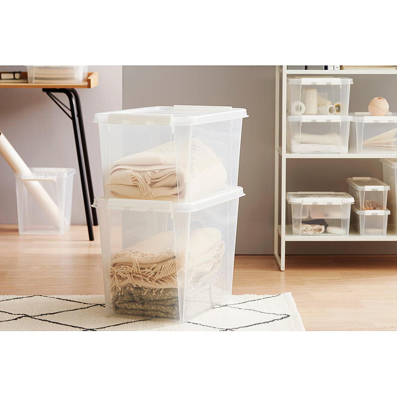 Contenitore SmartStore™ con coperchio, 47 litri, per uso domestico (L59 x P39 x H31 cm).