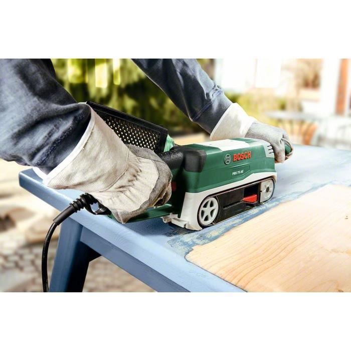 Ponceuse à bande Bosch - PBS 75 AE (Livré avec 1 bande abrasive G 80 et Coffret Standard)