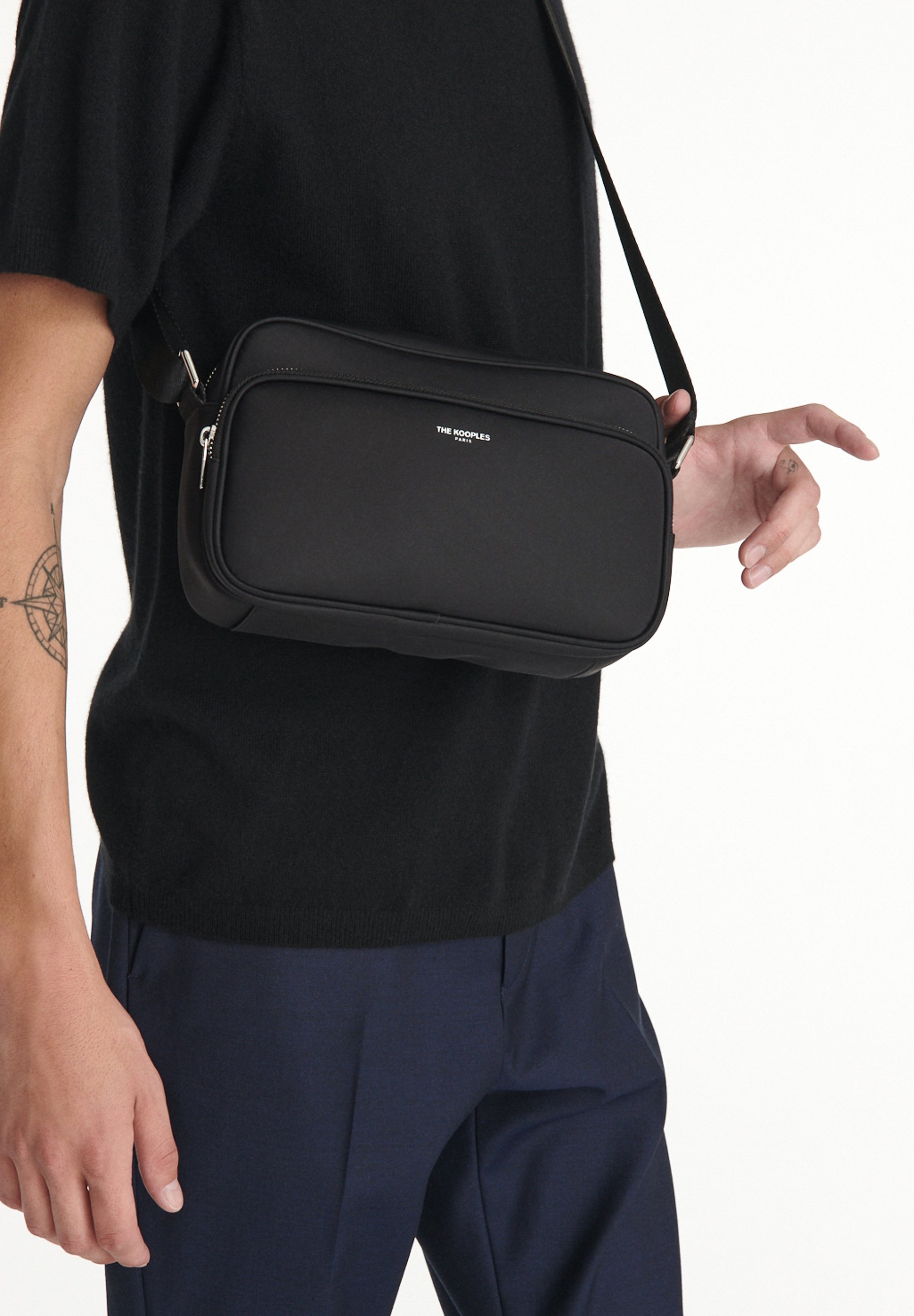 The Kooples SAC UNISEX - Kabelka přes rameno - black