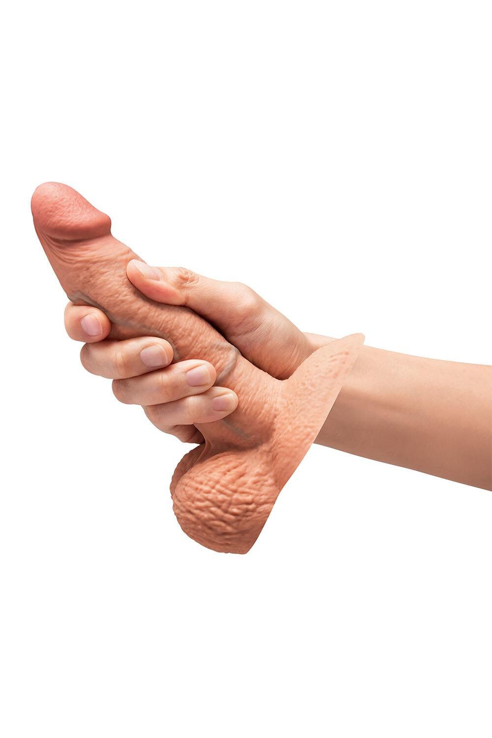 B-Vibe Slipskin 6 palců Girthy