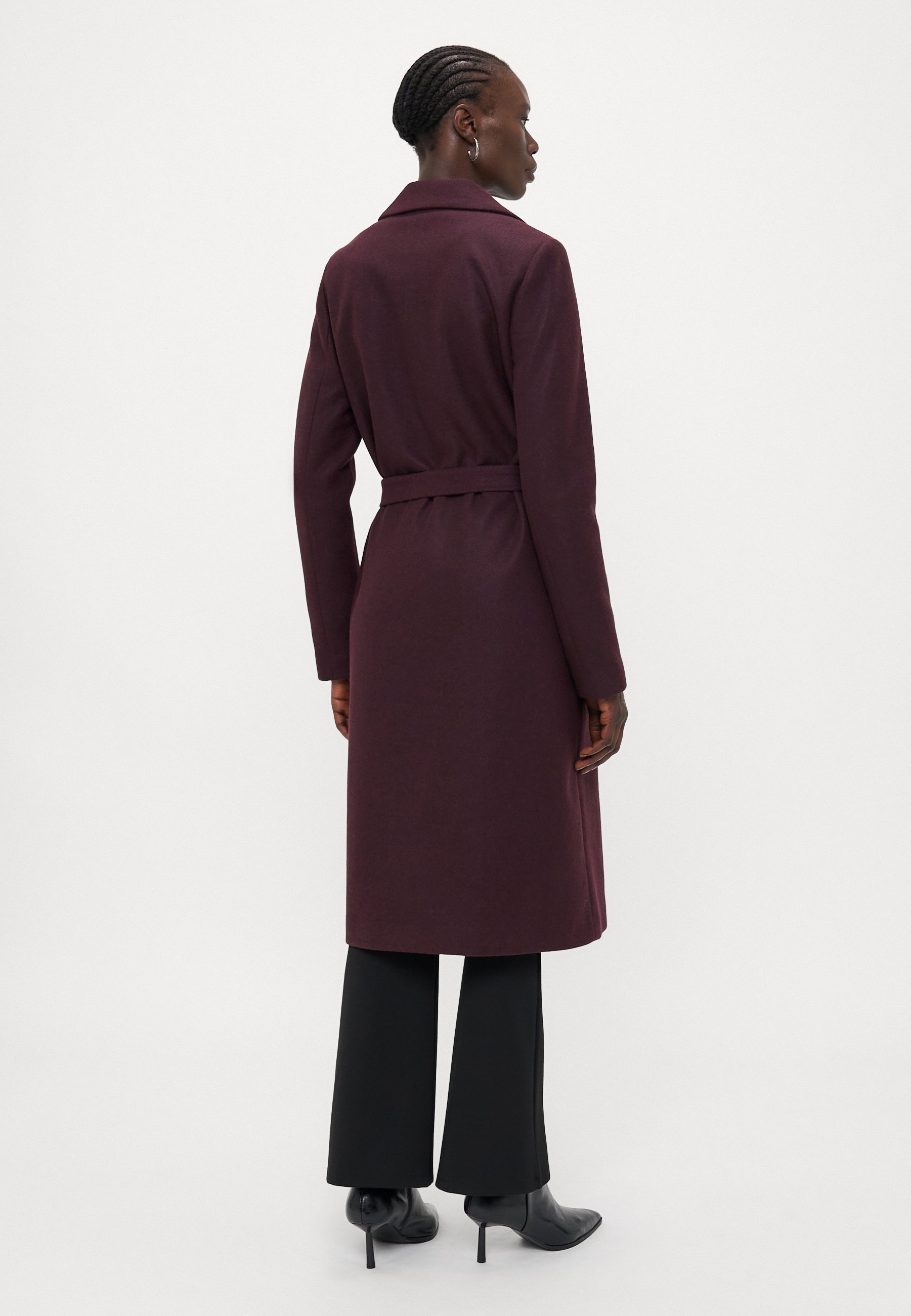 CAPPOTTO AVVOLGENTE ONLY Tall ONLALVILDA LIFE - Cappotto classico - malva vino mélange