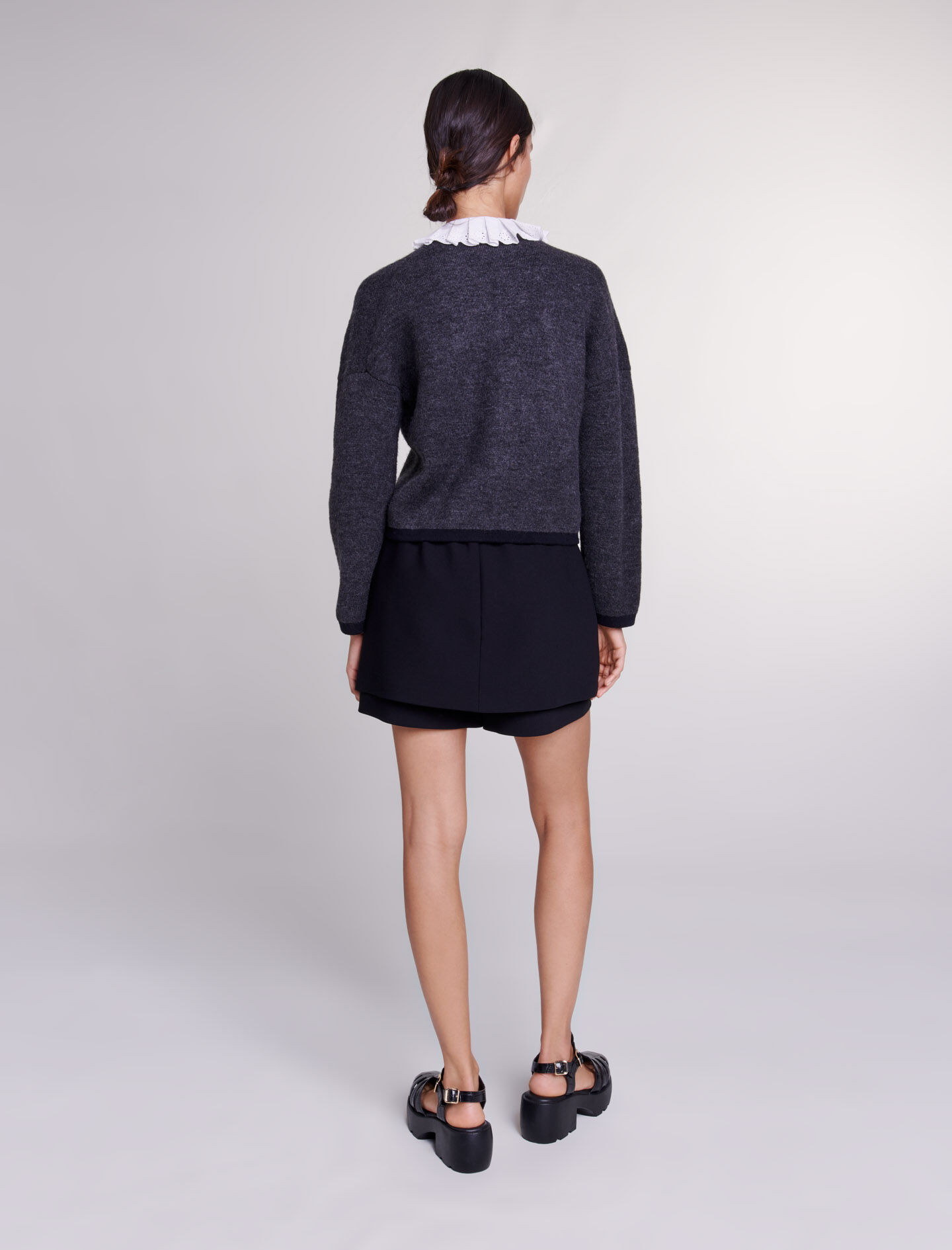 Cardigan tricotat - Gri