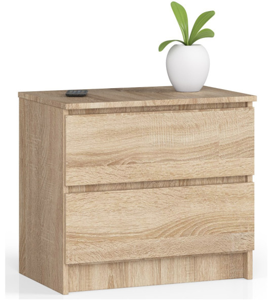 Szafka nocna AKORD K60 Dąb Sonoma 60 cm mat 60x40x55 cm