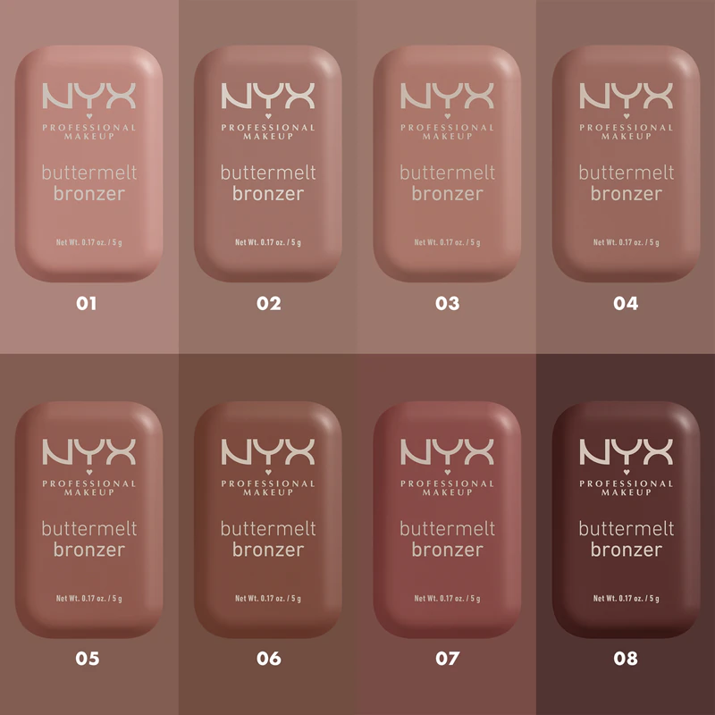 Bronzer em pó Buttermelt Bronzer da NYX Professional Makeup