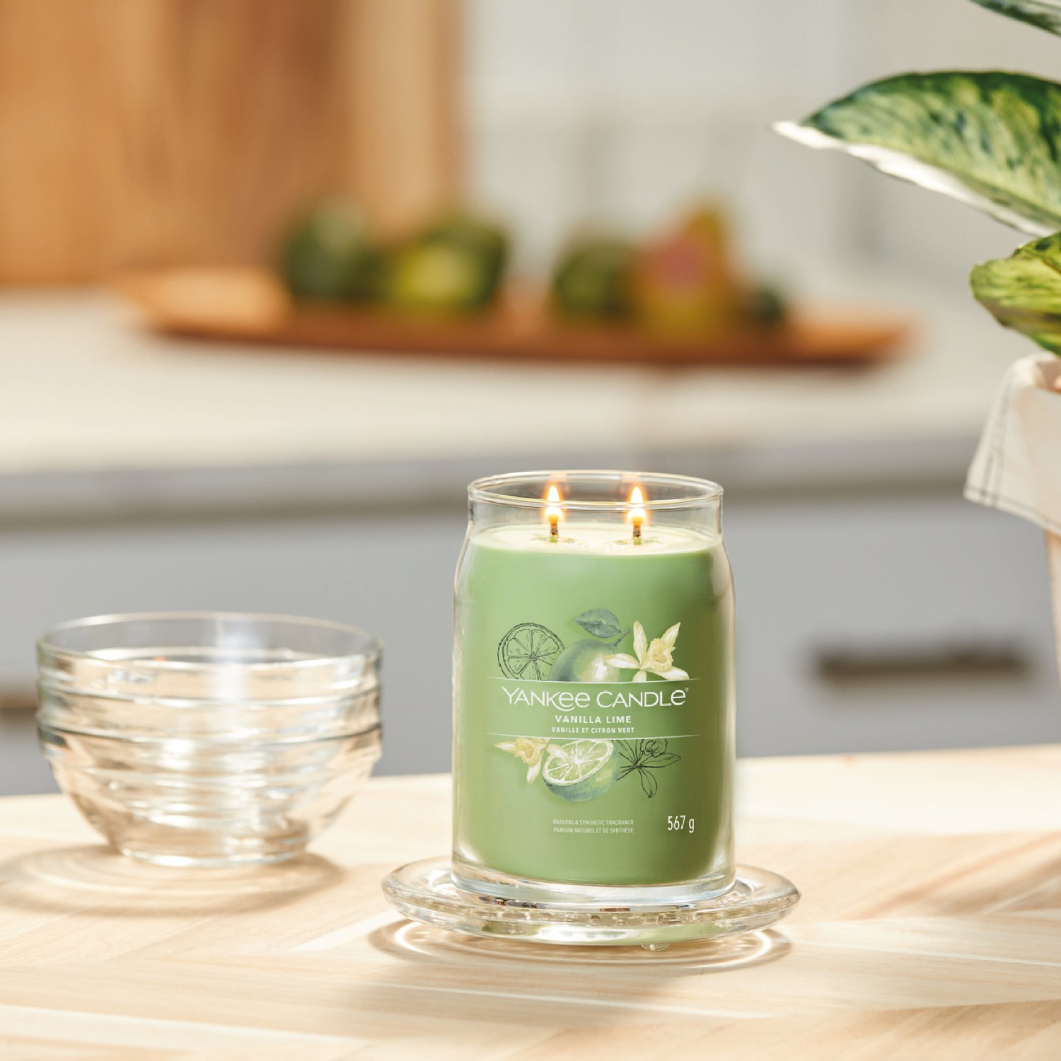 YANKEE CANDLE Grande Jarre Vanille Citron Vert