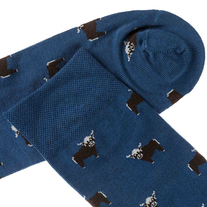 Herrensocken und Strumpfhosen Blau