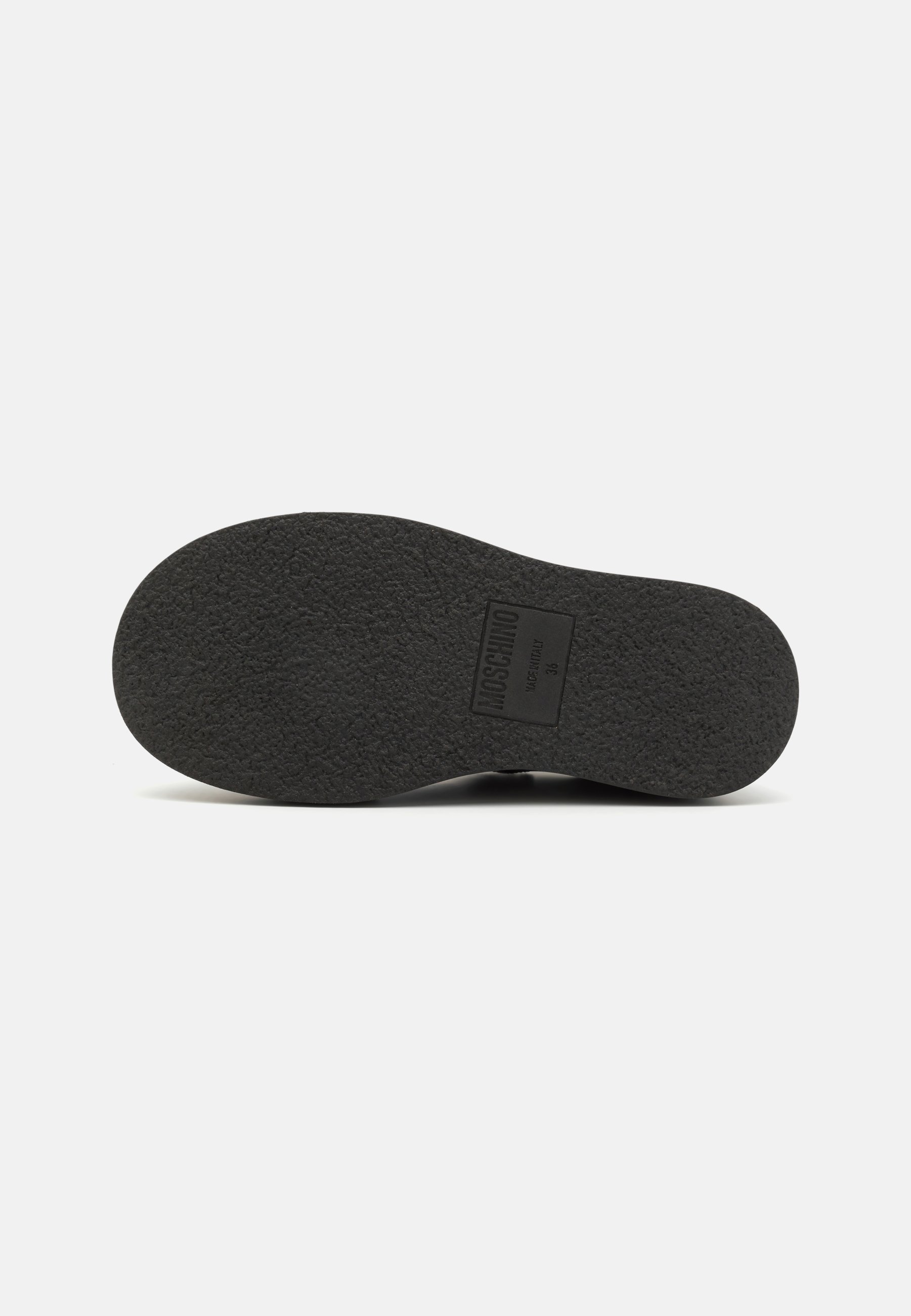 MOSCHINO DAMESSCHOENEN - Plateauhakken - zwart/geel