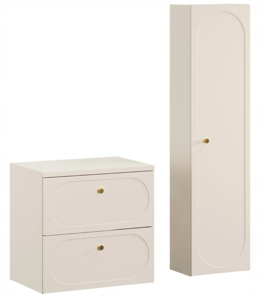 Meble DONNA SAND kaszmir do Łazienki 60 cm   Słupek