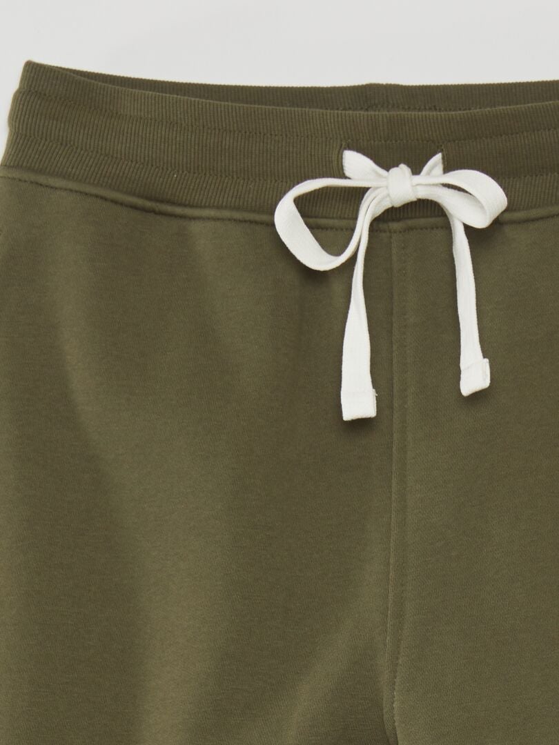 Fleece joggingbroek - kaki