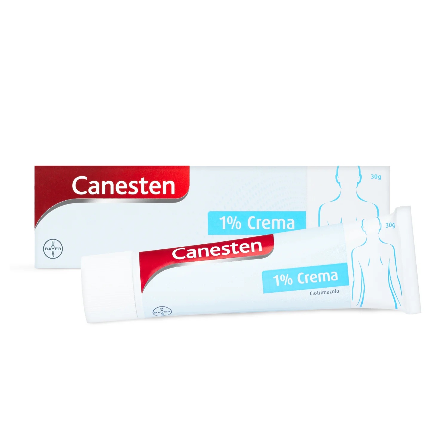 BAYER Canesten crème antifongique 30g Champignons et mycoses
