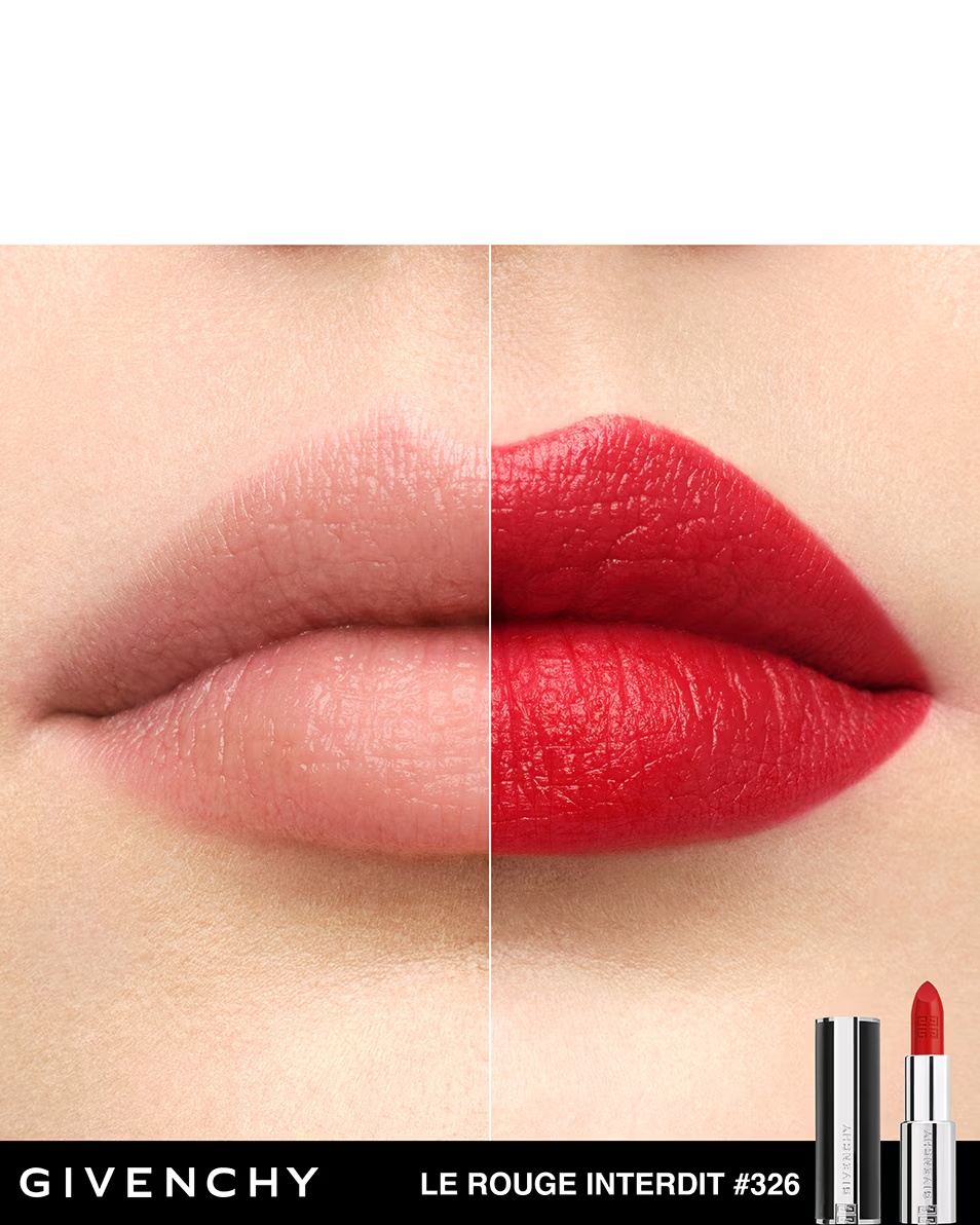 GIVENCHY COSMETICS LE ROUGE INTERDIT INTENZIVNI SILK SVILENKASTI ZAVRŠETAK I SJAJNA BOJA