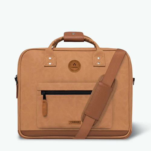 Cabaia Borsa per laptop color cammello di Mosca