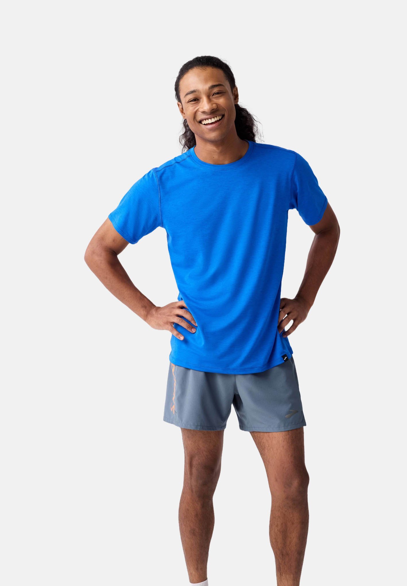 Brooks LUXE T-shirt met korte mouwen - Sport T-shirt - htr neoblauw