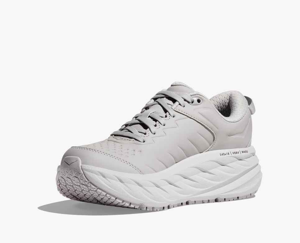 HOKA Bondi SR Harbor Mist / Lunar Rock