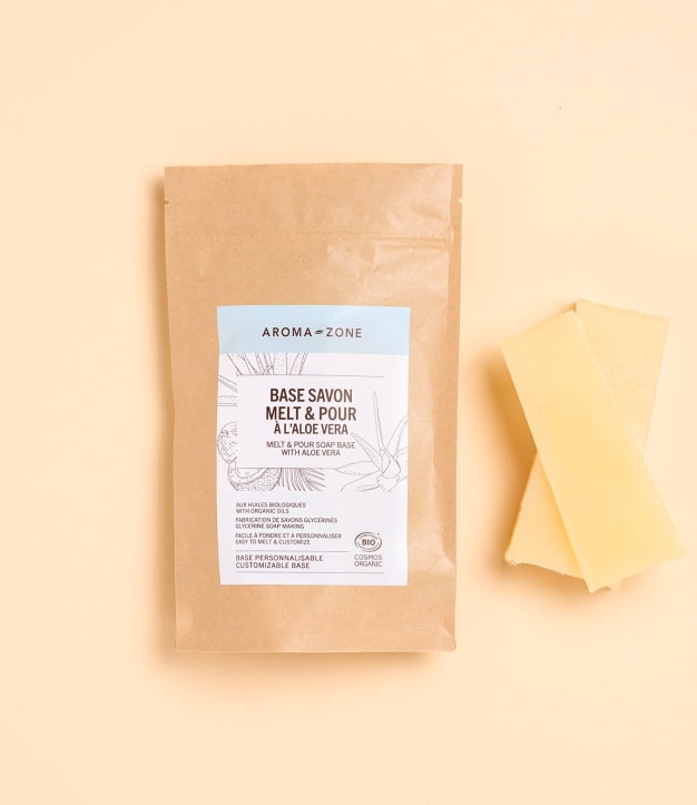 Base savon glycérinée Melt & Pour Aloe vera BIO