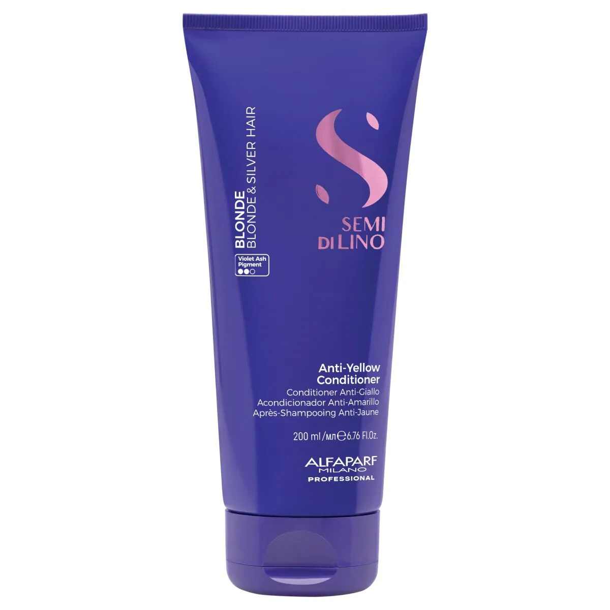 Alfaparf Milano Semi di Lino Blonde & Brunette Odżywka do włosów blond i siwych