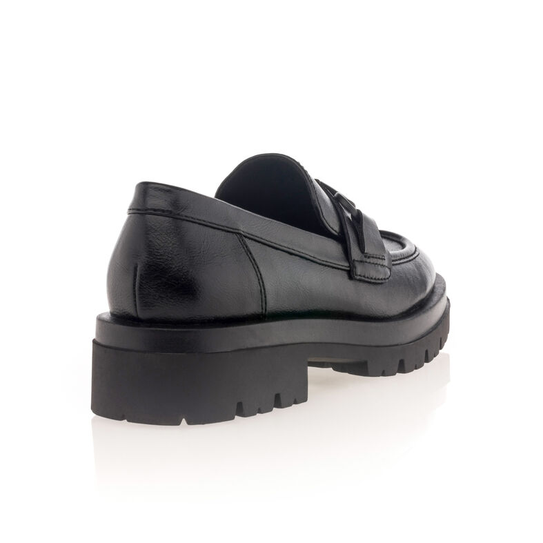 Svarte loafers/båtsko til dame