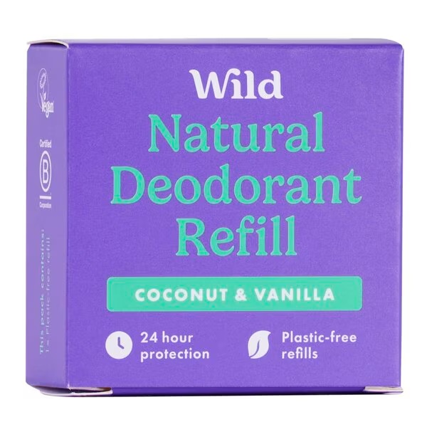 Naravni deodorant z divjim kokosom in vanilijo, polnilo<br>40g