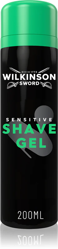 Gel de barbear Wilkinson Sword Sensitive para homens