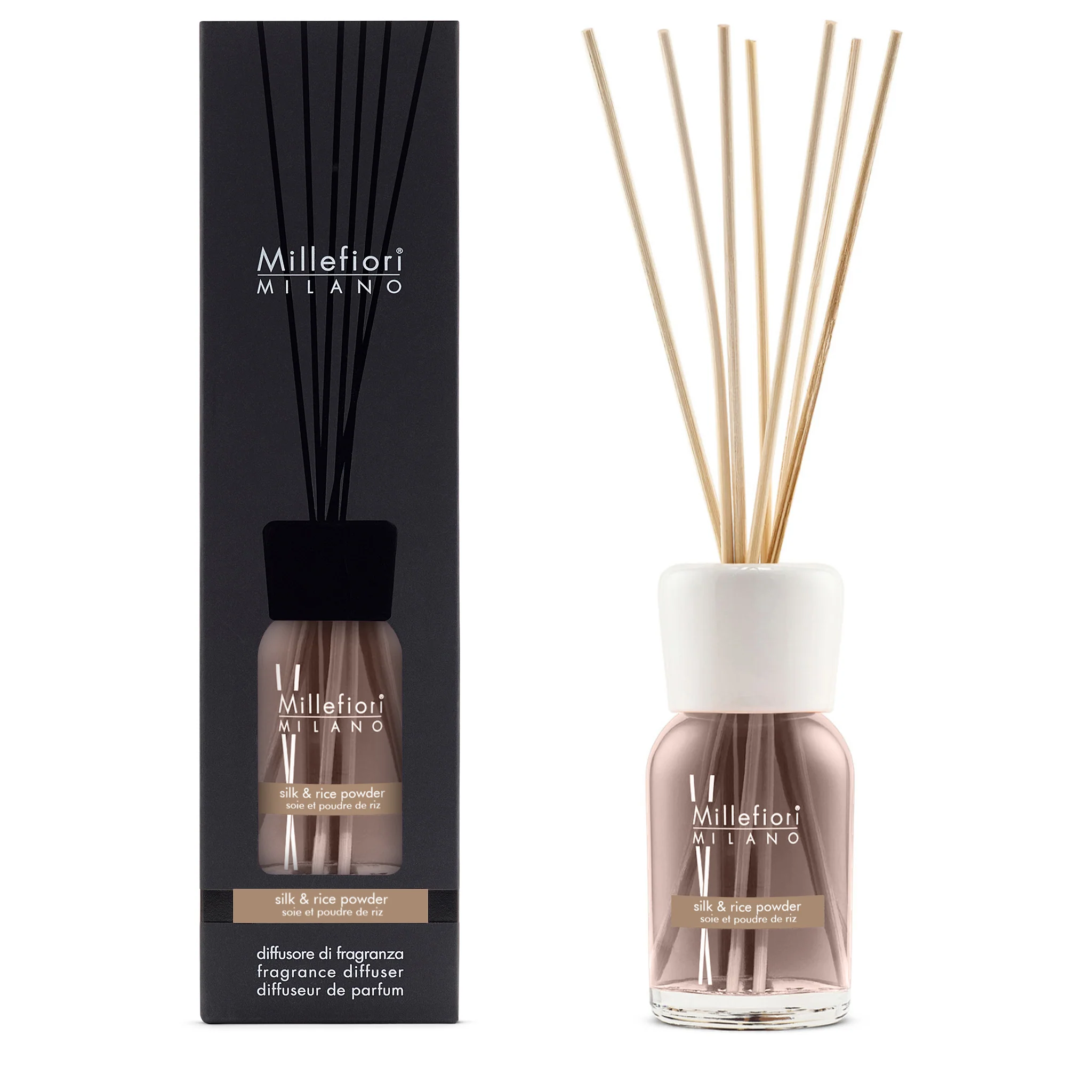 Millefiori Milano Silk & Rice Powder - Diffusore di Profumo