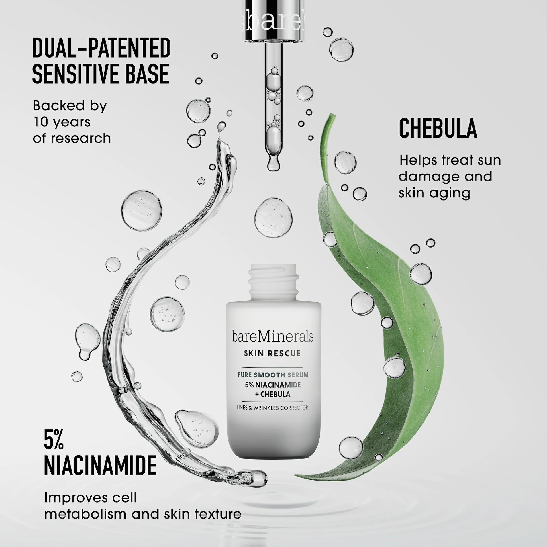 Ser de curățare Skin Rescue Pure Smooth 30 ml - bareMinerals