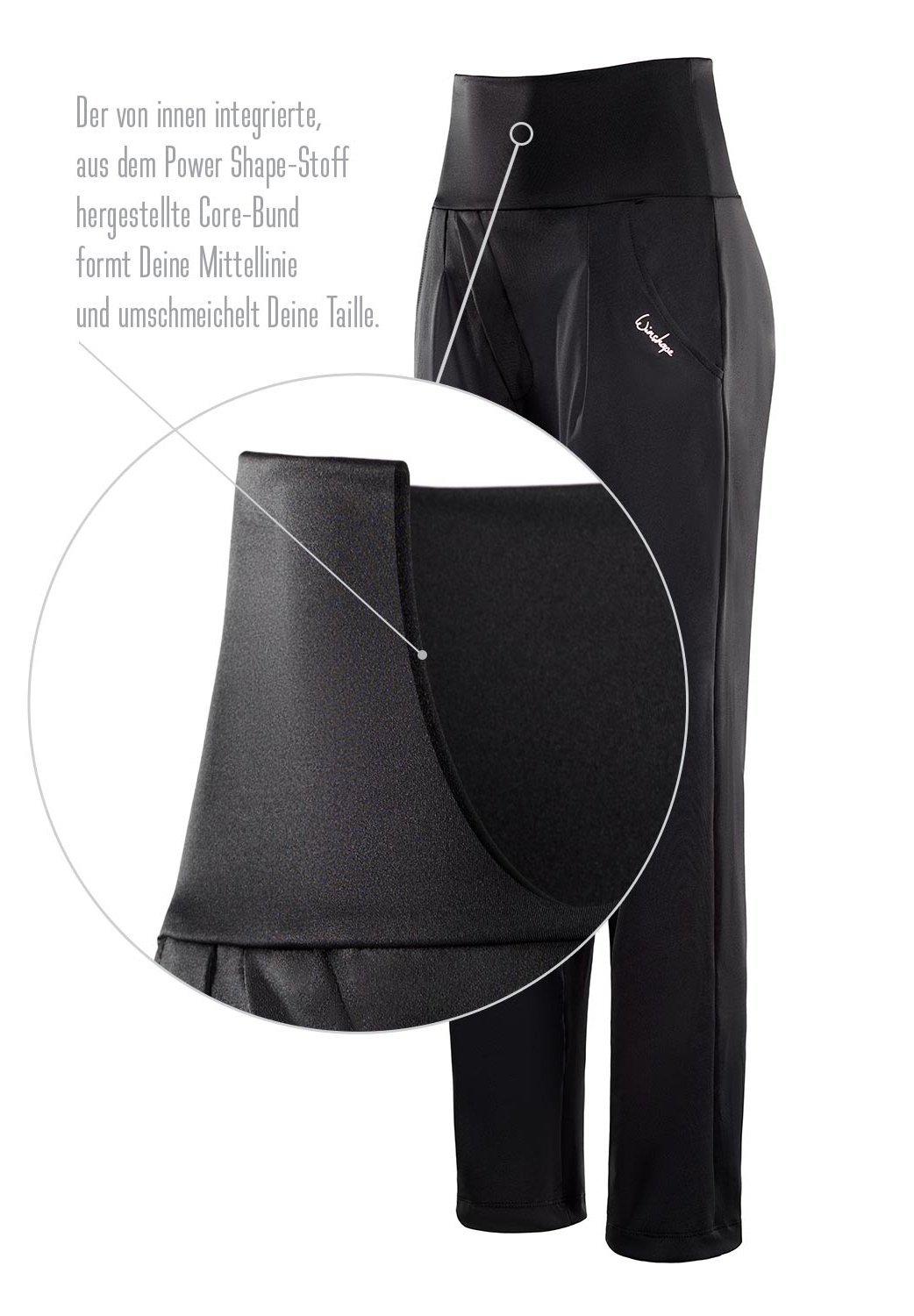 Winshape FUNCTIONAL LIGHT 7/8 - Trainingsbroek - zwart