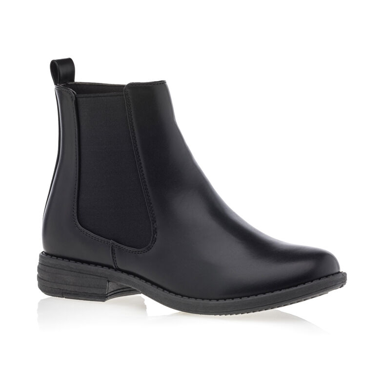 Schwarze Damenstiefel / Stiefeletten