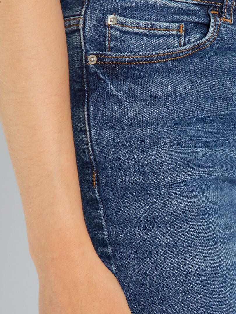 Calça jeans slim fit tamanho 28L - Azul