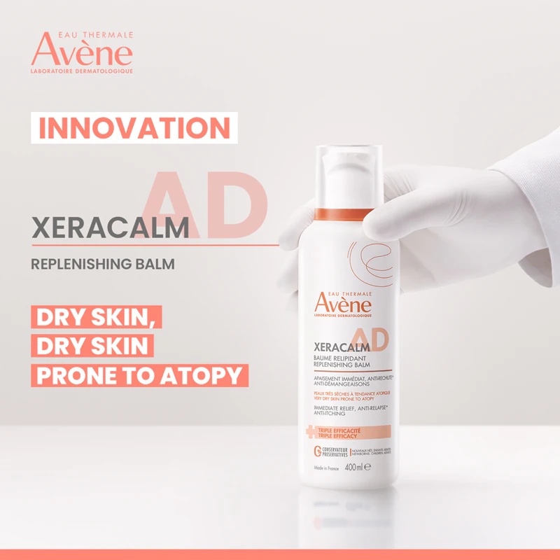 Avène XeraCalm AD lipīdus atjaunojošais balzams sausai un atopiskai ādai