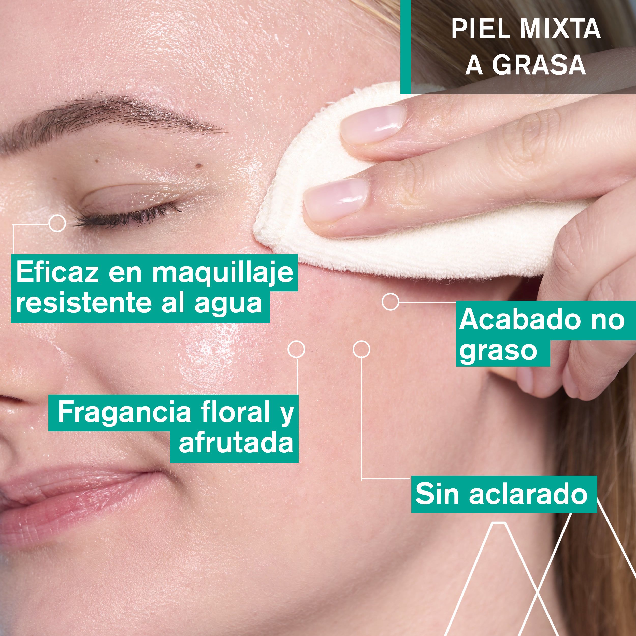 Termálna micelárna voda pre zmiešanú až mastnú pleť Čistiaci prostriedok na tvár z lekárne