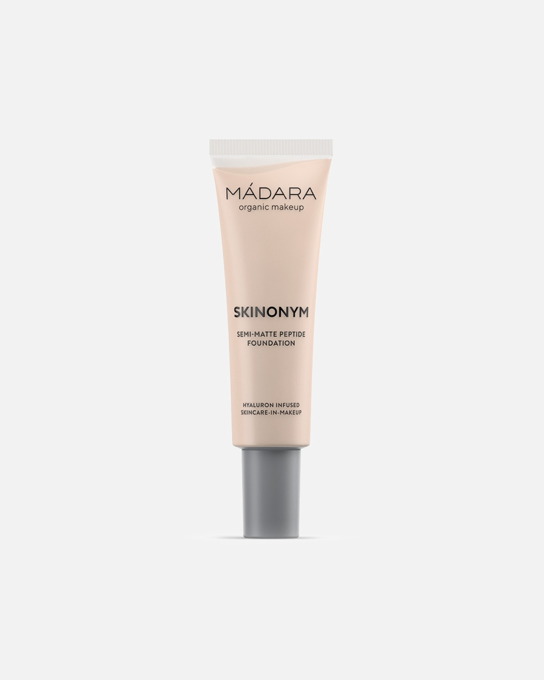MÁDARA Foundation SKINONYM Semi-matte Peptide Foundation, Nr. 15 STEEN - 30 ml