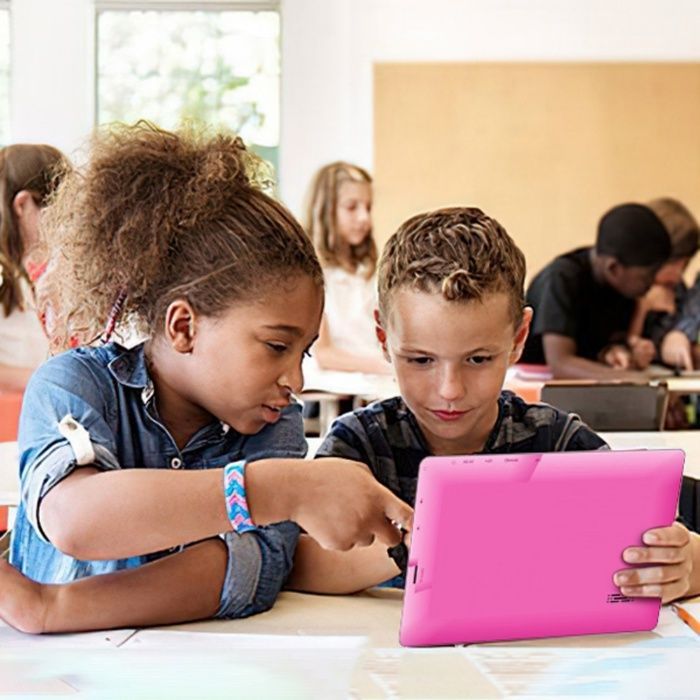 Tablette Android pour Enfants, Processeur Quadricœur 8 Go, 3000 mAh, Contrôle Parental, WiFi Bluetooth, Tablettes de Jeux Éducatifs