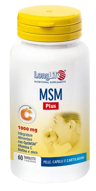 Long Life voedingssupplement voor gezonde gewrichten: LongLife MSM Plus 60 tabletten