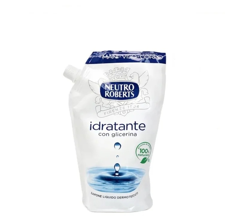 NEUTRO ROBERTS Neutro Roberts Ecopouch Feuchtigkeitsspendende Flüssigseife 400 ml mit 100% natürlichem Glycerin