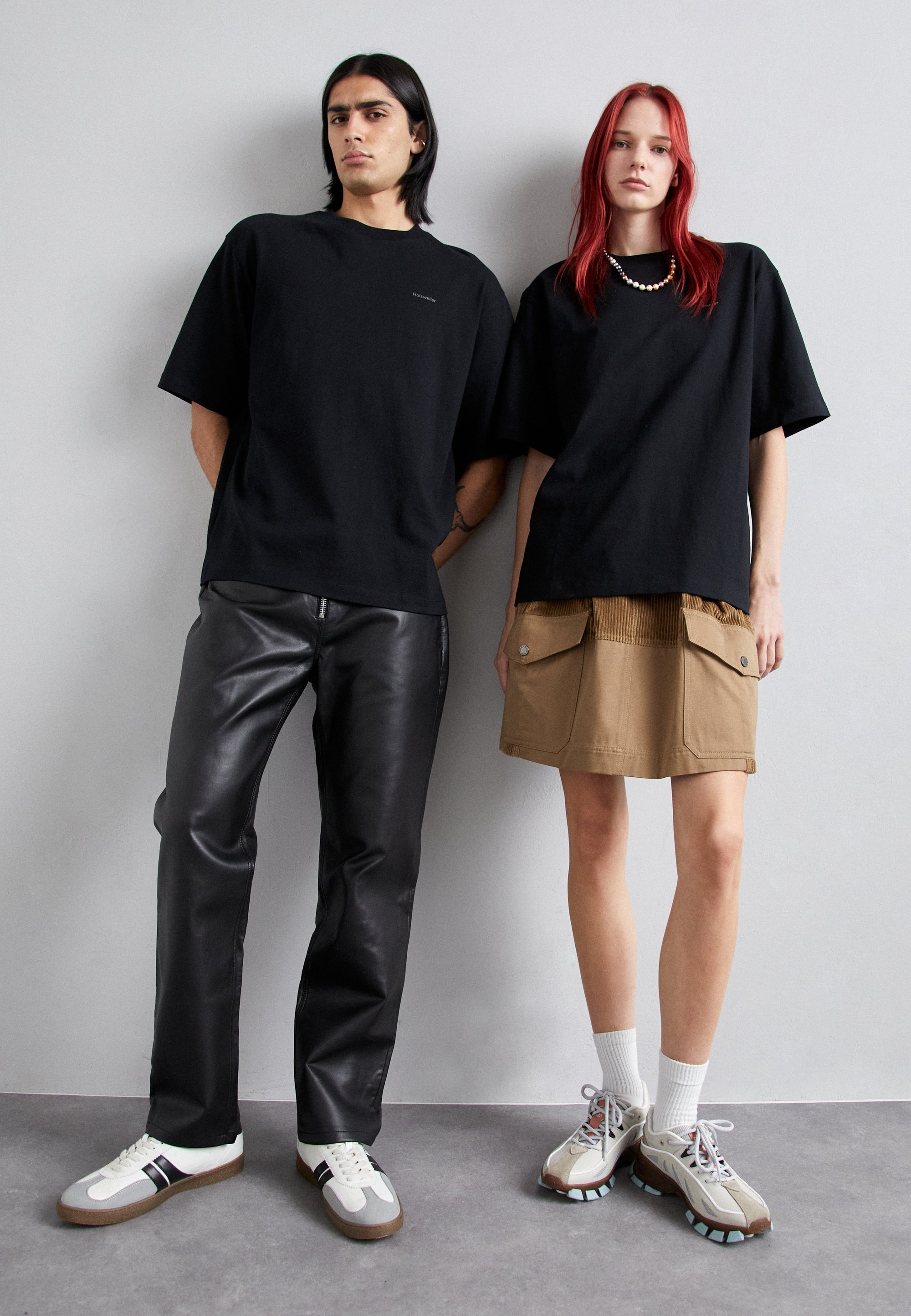 Holzweiler RELAXED TEE UNISEX - T-shirt basic - nera