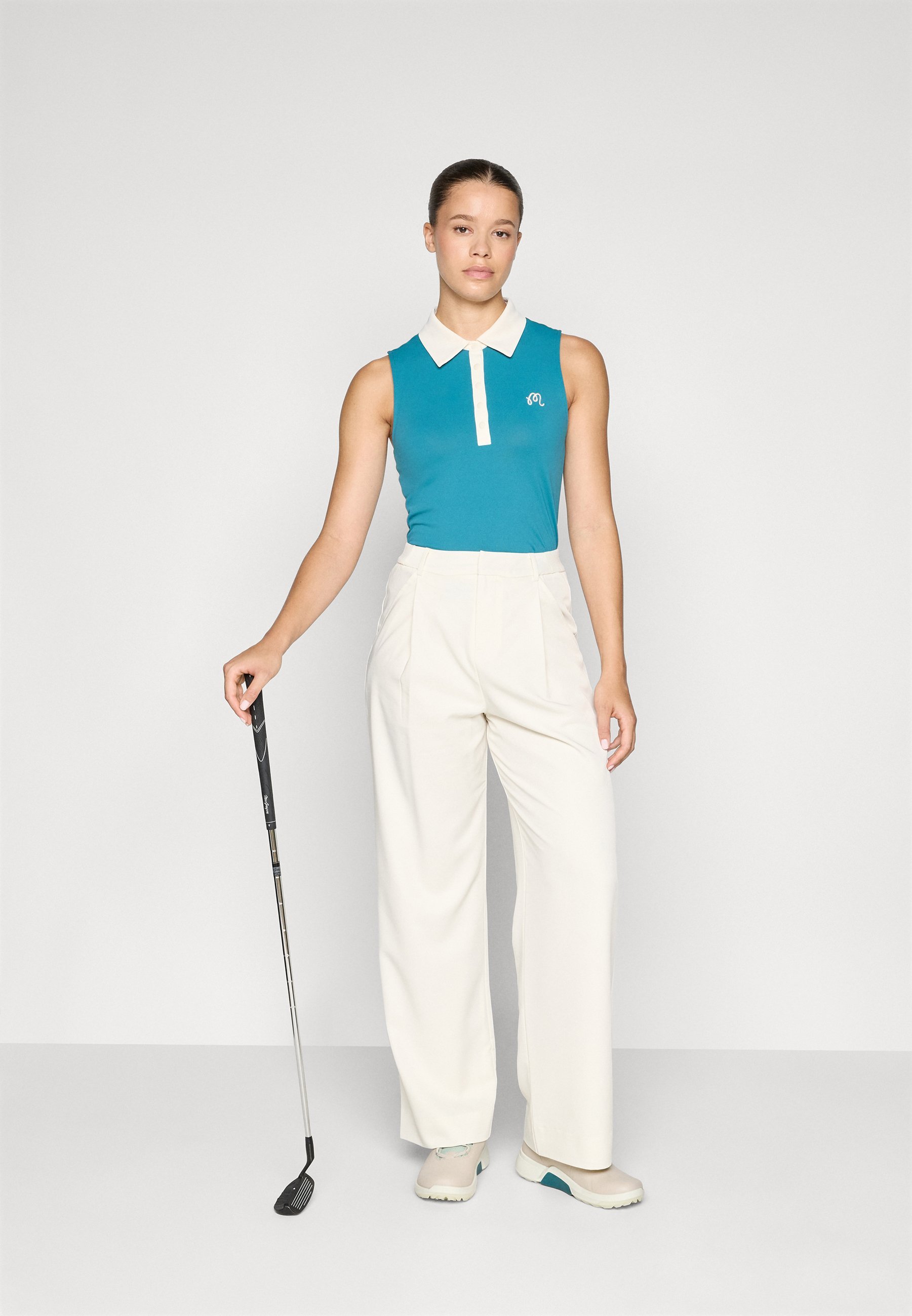 Malbon CLAUDIA SLEEVELESS - Polo - azurra