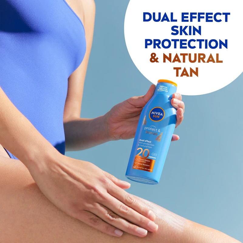 NIVEA SUN Protect & Bronze интензивно млеко за заштиту од сунца SPF 20