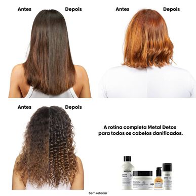 L'Oréal Professionnel Metal Detox Serie Expert šampūno papildymas dažytiems plaukams 500 ml