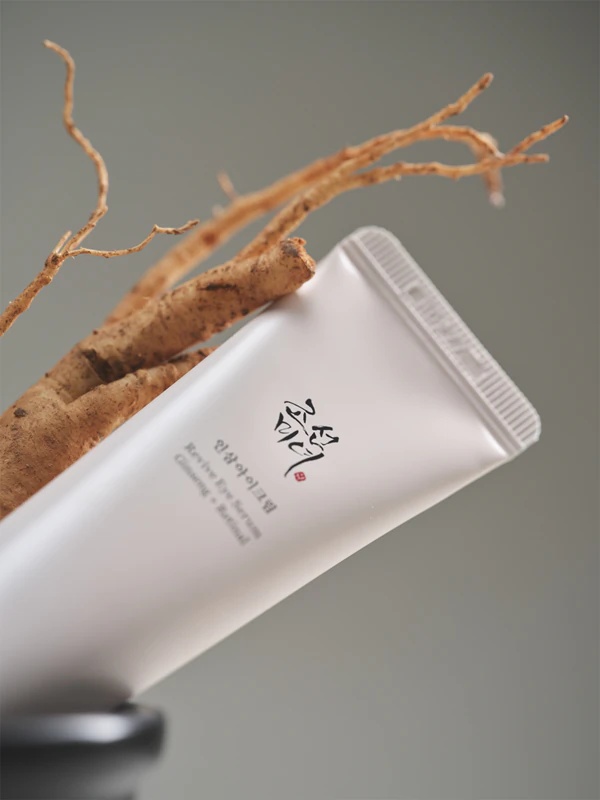 „Beauty of Joseon Revive“ serumas su ženšeniu ir tinklainės raukšles mažinančiu paakių serumu