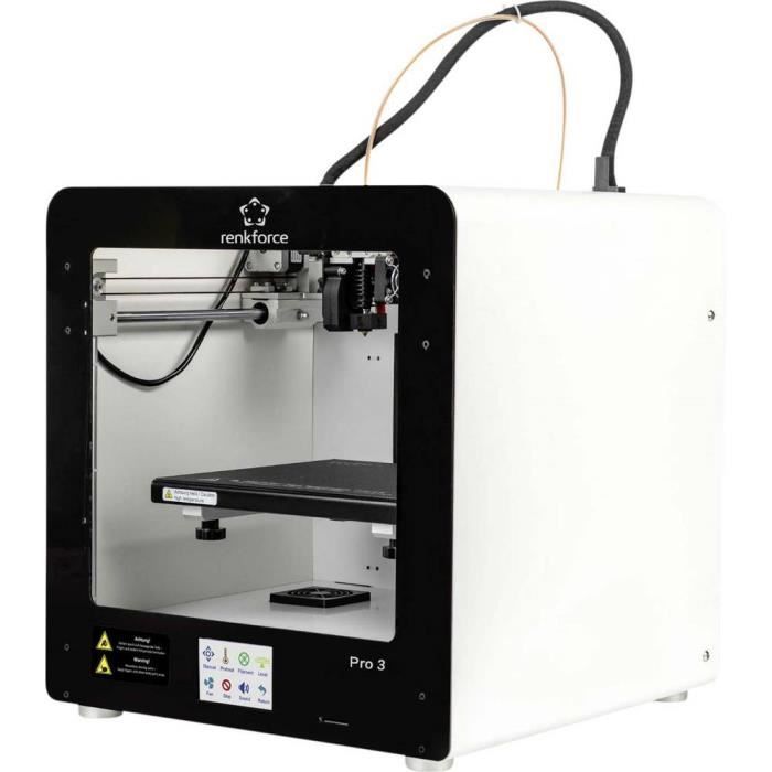 3D-printer - RENKFORCE - PRO3 RF-4318370 - Zwart - PLA - FDM