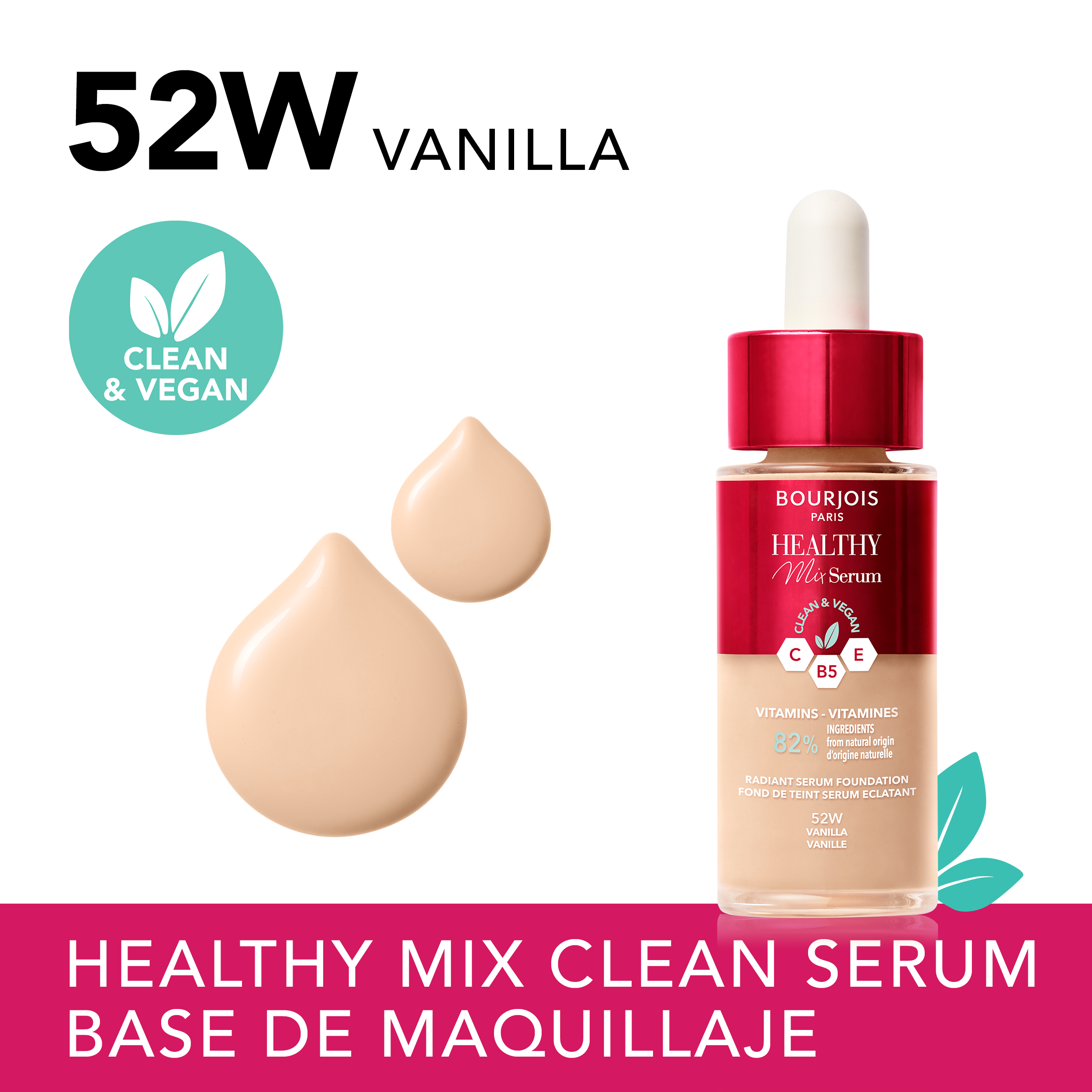 „Healthy Mix“ serumo makiažo pagrindas Makiažo pagrindai